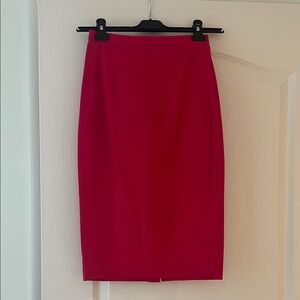 Chic Fuschia Pencil Skirt for Women